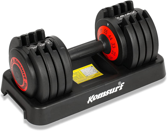 Adjustable Dumbbell (11 to 55 lb)